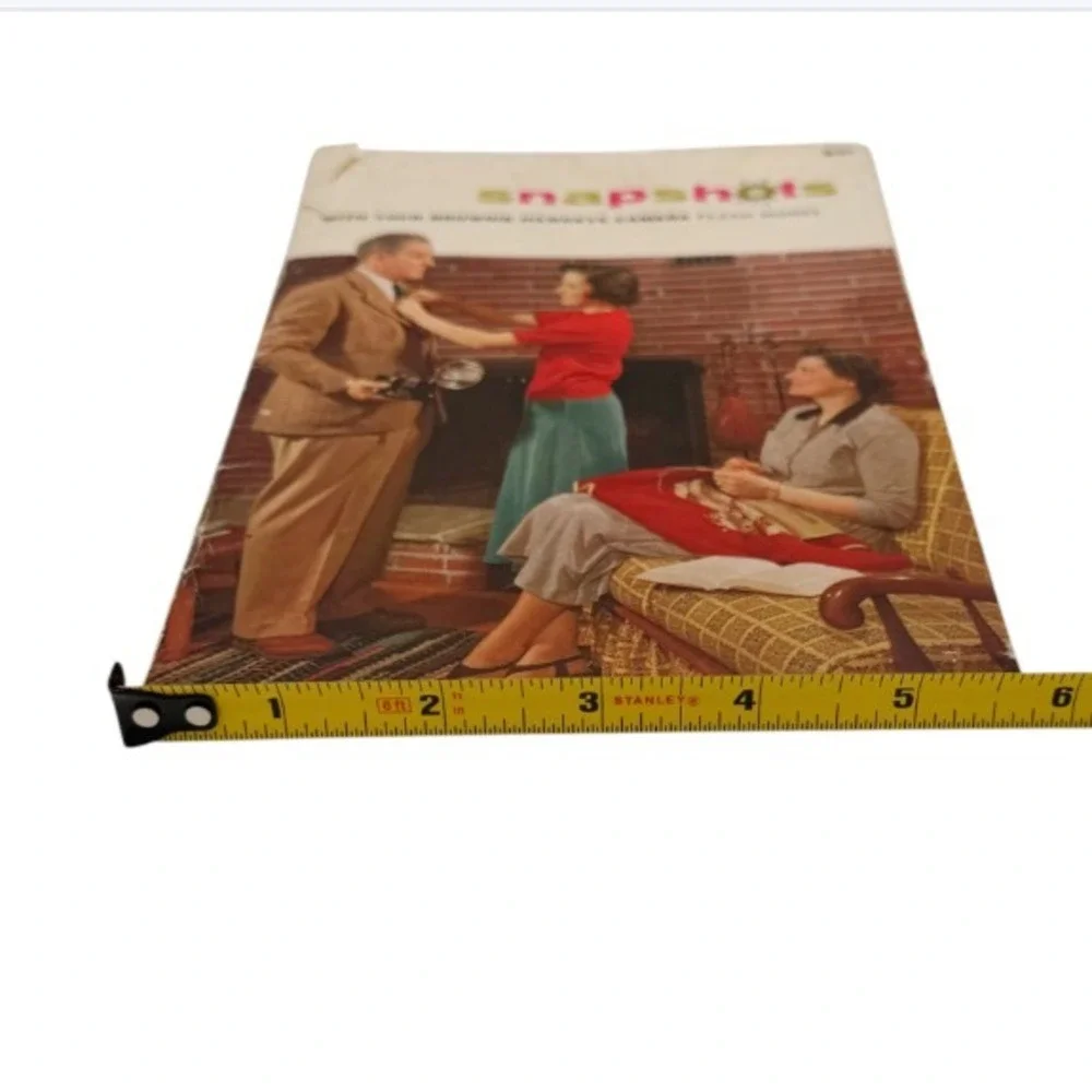 Vintage Kodak Brownie Hawkeye‎ Flash Camera Guide Booklet Snapshots Manual 1950s